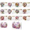DIY 2027 Diamond Painting Calendar Art Kit Paper Desk Calendar Desktop Decoration Craft Kit