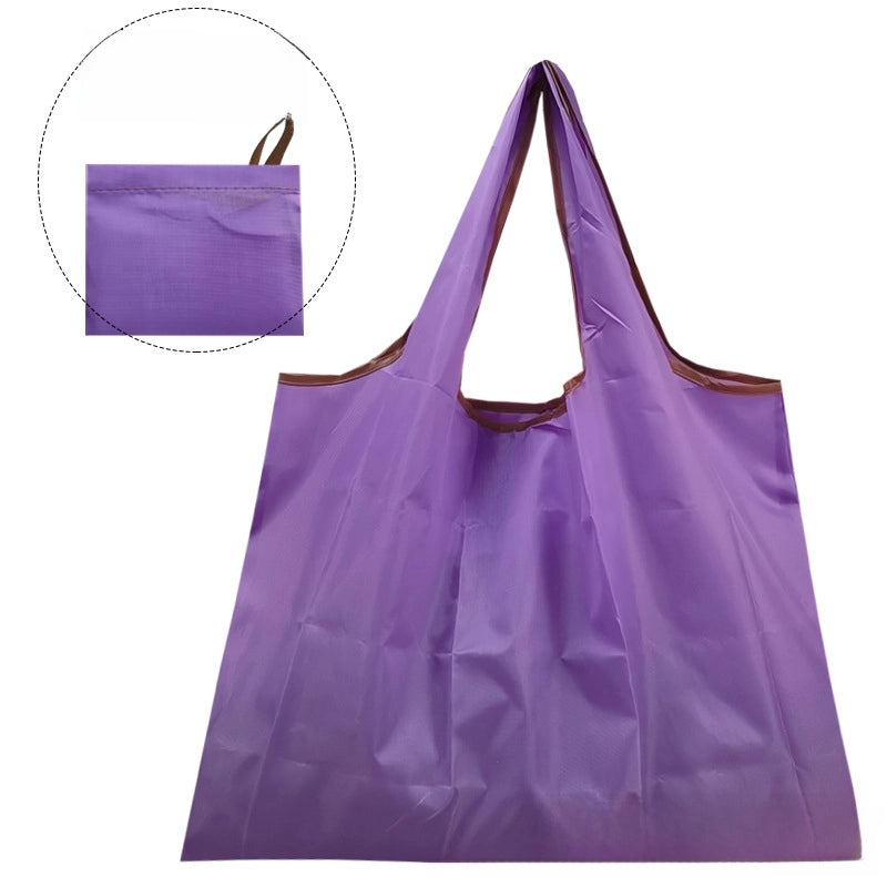 Spot Japanese Printed Environmental Bag Large 210T Supermarket Folding Shopping Bag Thickened Tote Bag Shopping Bag