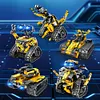 Black Technology Intelligent Digital Display Wall-E Programming Robot Children's Educational Assembly Building Block Toys Boy Birthday Gift
