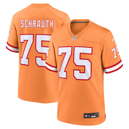 Youth Tampa Bay Buccaneers #75 Billy Schrauth Nike Orange Alternate Game Jersey