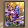 30x40cm papillon 5d bricolage full drill rond diamant peinture kit pour la d&eacute;coration int&eacute;rieure