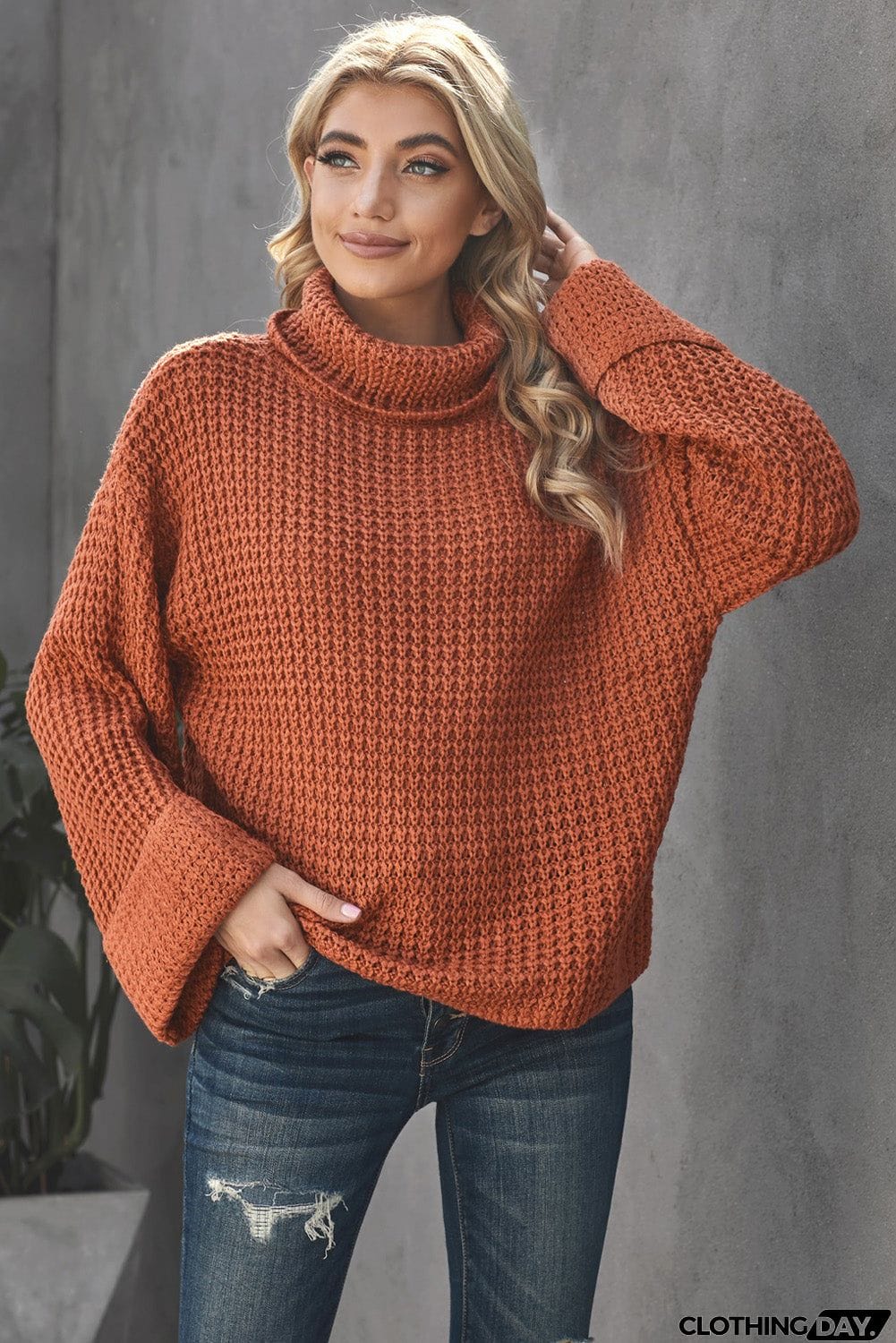 Turtleneck Knitted Sweater