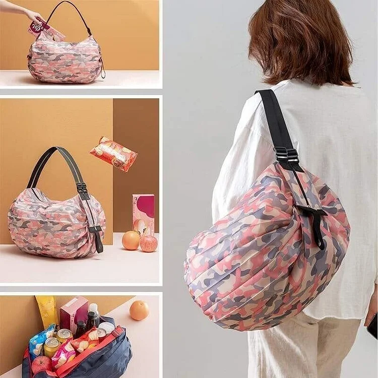 Foldable Travel One-shoulder Portable Shopping Bag🔥48% OFF🔥