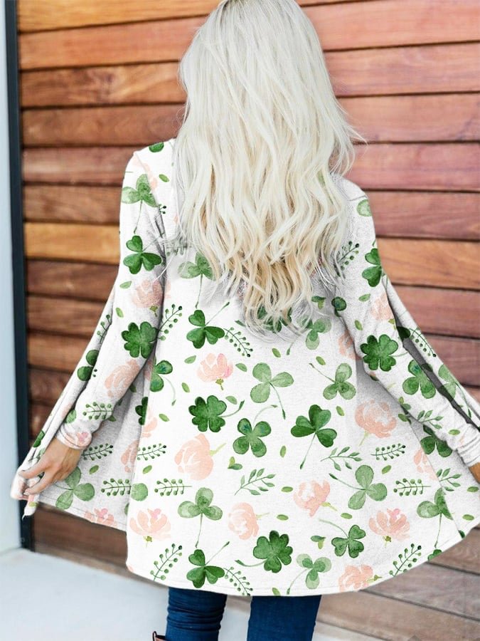 🔥Buy 2 Get 5% Off🔥Women's St. Patrick's Day Shamrocks Cardigan