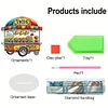 (US Only)2D Flat Print Taco Cart Light DIY Diamond Painting Desktop Decorations