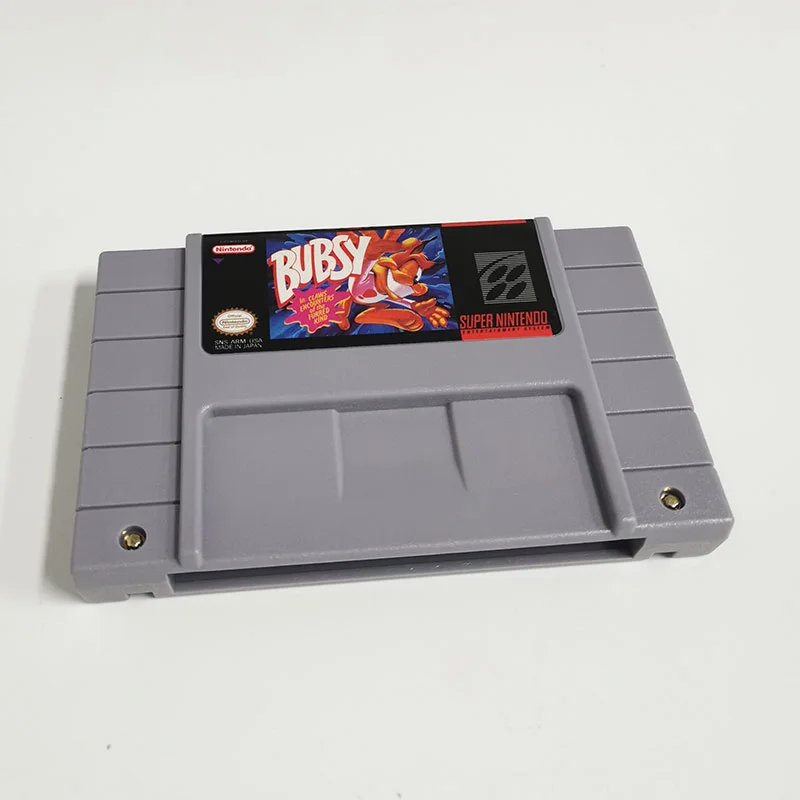 Bubsy in Claws Encounters of the Furred Kind SNES For Super Nintendo Entertainment System - 16 Bit US Version Game Cartridge