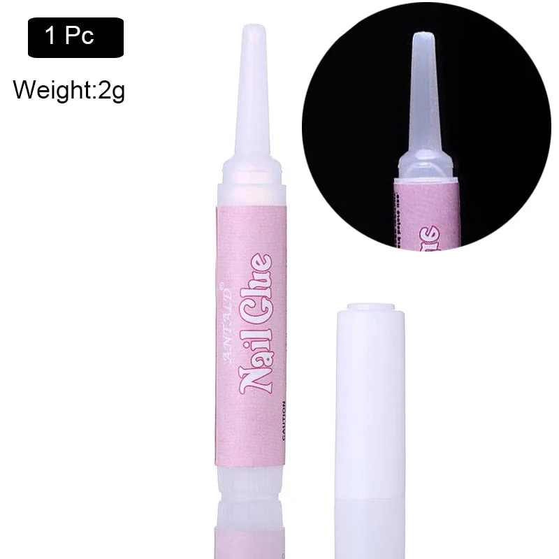 10g Fast Drying Nail Glue for False Nails Glitter Acrylic Nail Rhinestone Decoration Extension Glue Adhensive Nail Care Tool-Nail Inspo