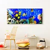 Diamond Painting-DIY Full Round Drill Sea Fish (100x40cm)
