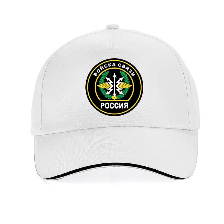 Classic Troops of Communication Badge baseball cap Russia Military tactics hat Men Summer ventilation Snapback hats Casquette