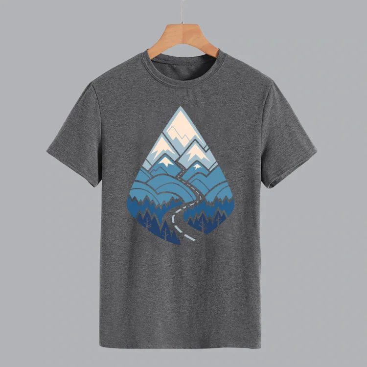 PSL-Water drops outdoor scenery T-shirt Tee -012027