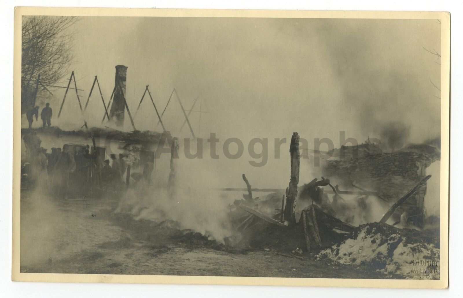 Eastern Front, WWI, Poland - Original Silver Print Photo Poster paintinggraph by Kilophot, 1915