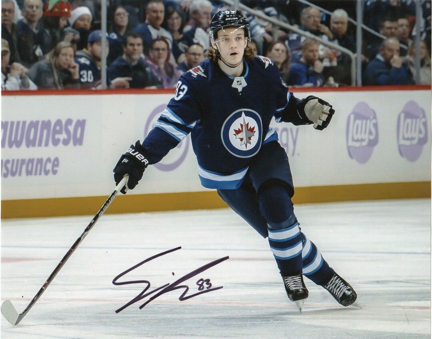 Winnipeg Jets Sami Niku Autographed Signed 8x10 NHL Photo Poster painting COA #4