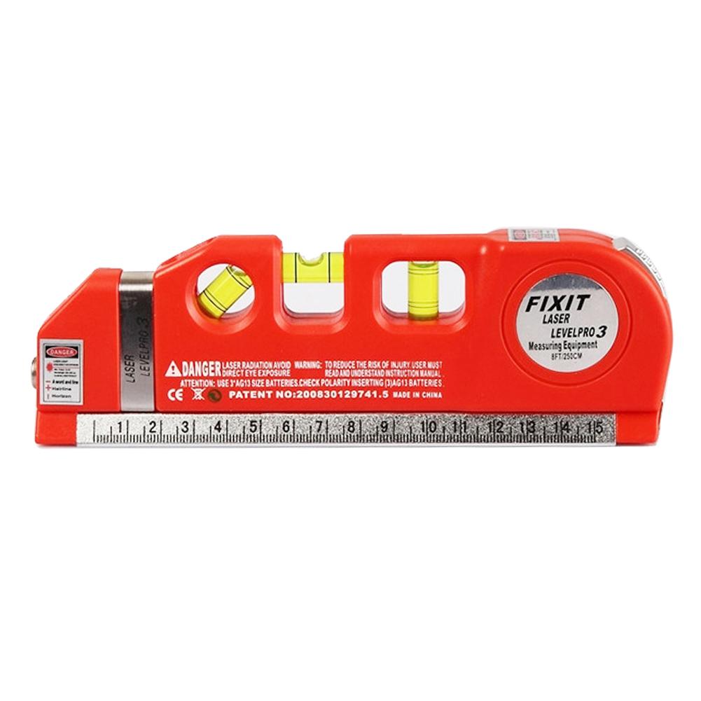 

Infrared Level Ruler Horizontal Meter Tape Scale Measure Instrument, Red, 501 Original