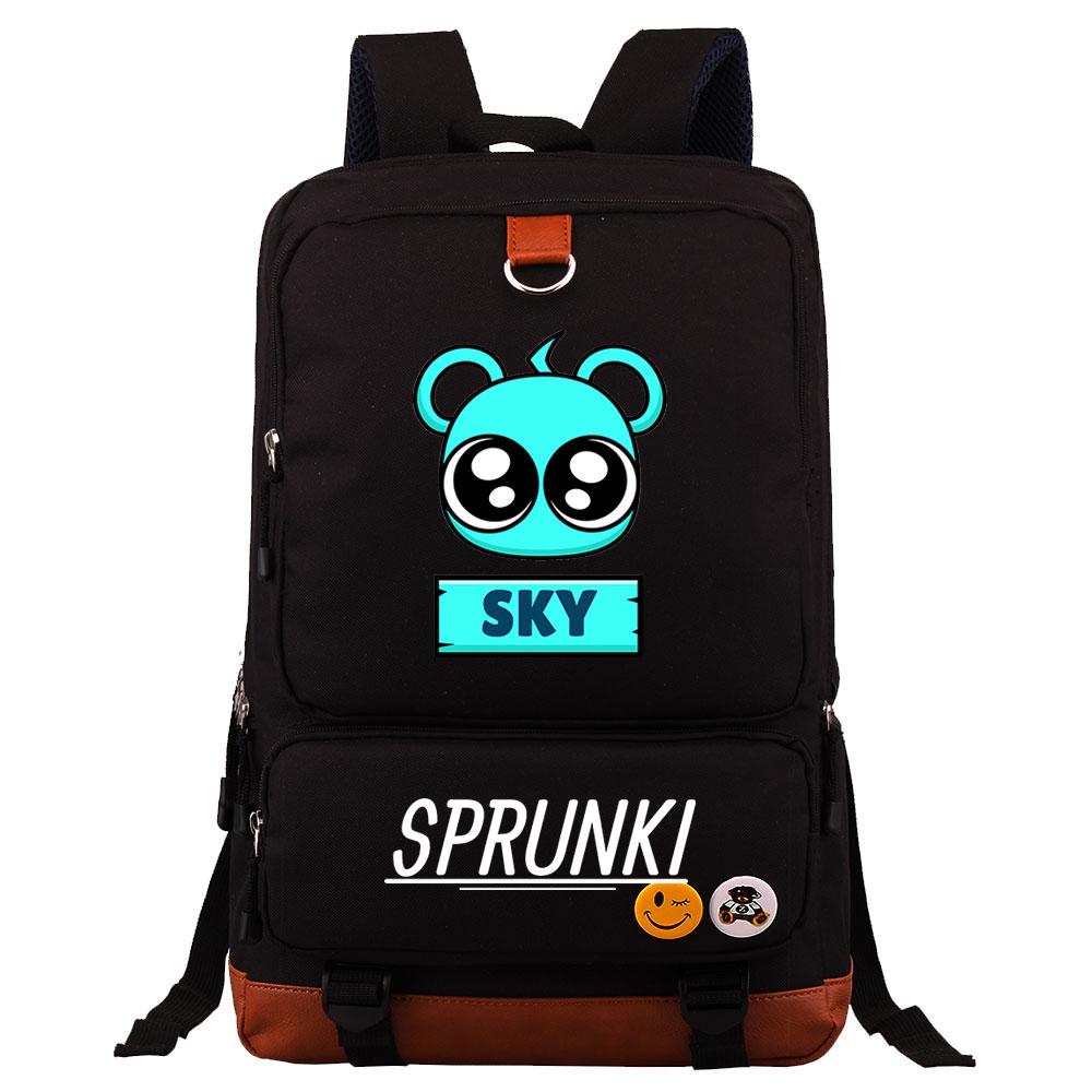 Mayoulove Sprunki Kids Backpack Lightweight Design for School and Outdoor Activities-Mayoulove
