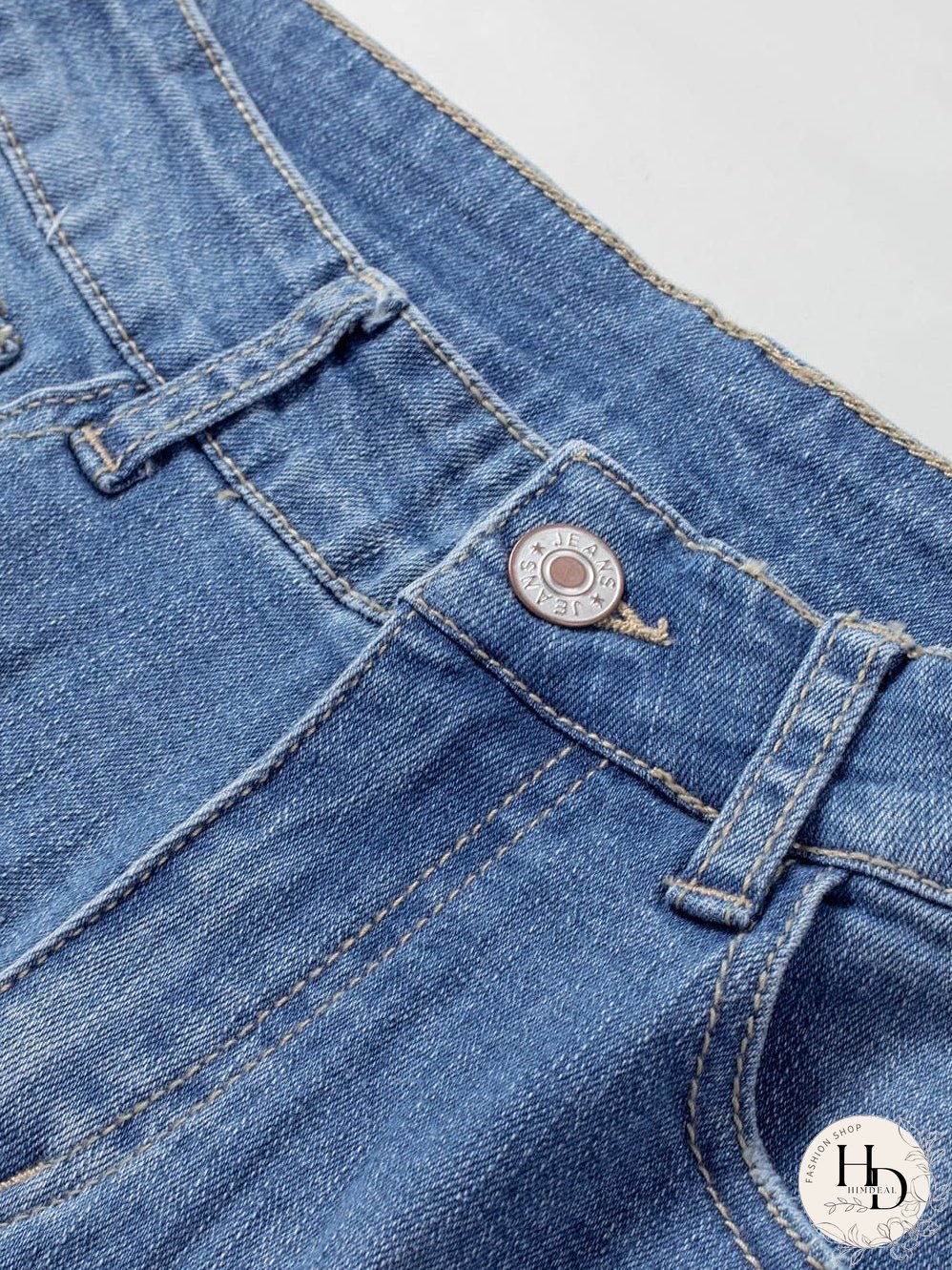 Stylish Distressed Denim Shorts with Floral Applique