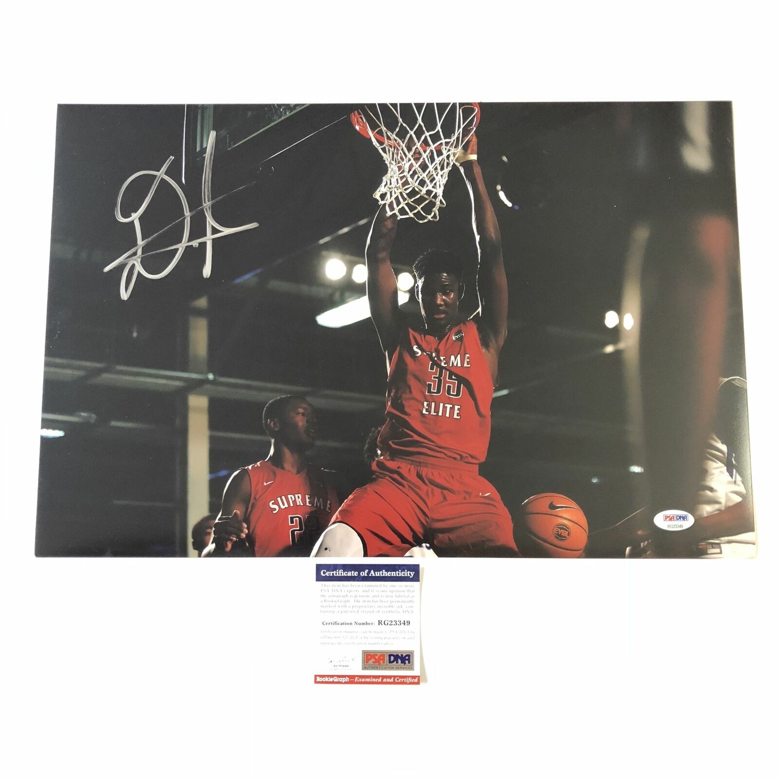 DeAndre Ayton signed 12x18 Photo Poster painting PSA/DNA Phoenix Suns Autographed