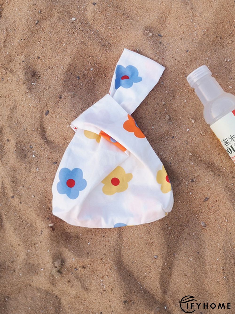 Spring Summer Artistic Colorful Floral Graphics Cotton Clutch | IFYHOME