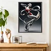 Art danseuse fille-pleine peinture ronde diamant-30 * 40cm