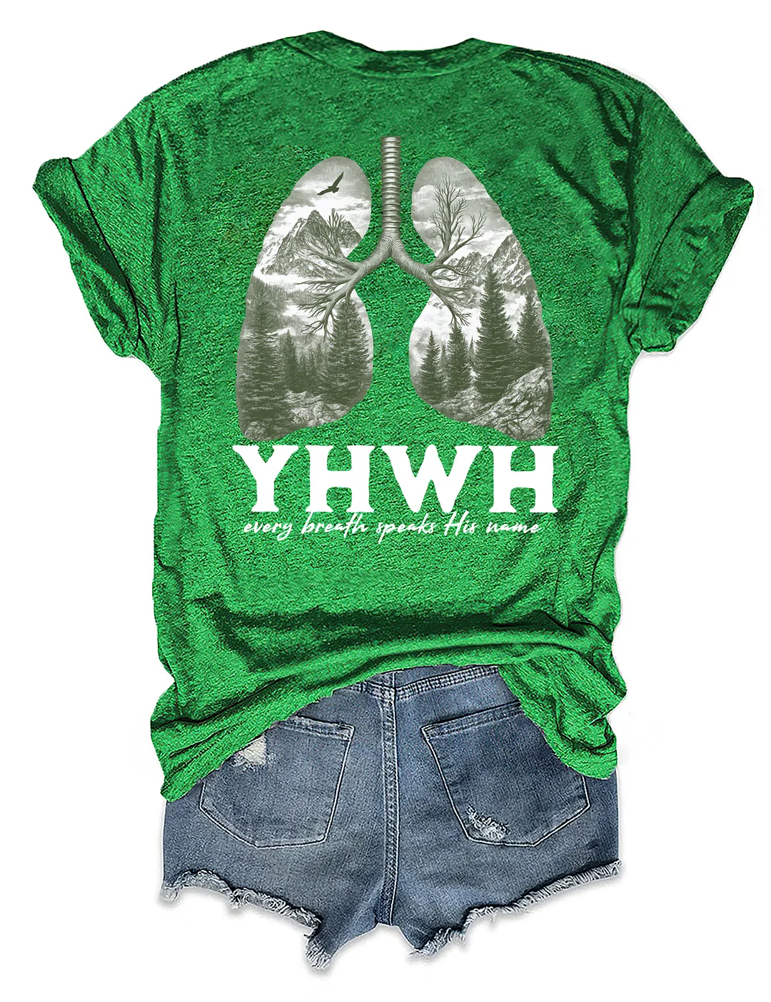 Yhwh Lungs Christian T-shirt