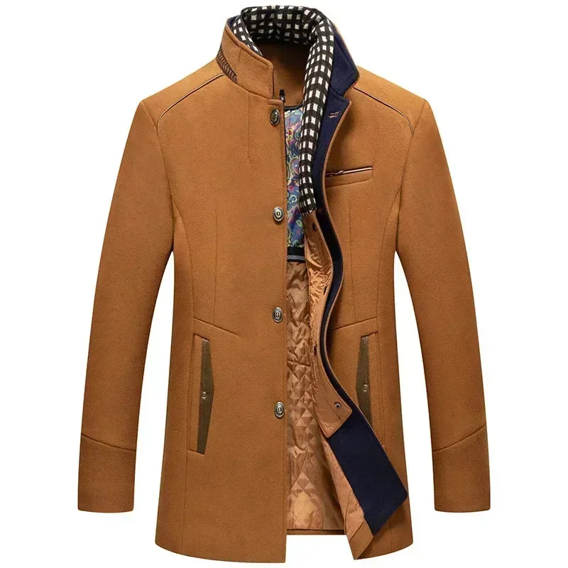 Warm Winter Wool Coat