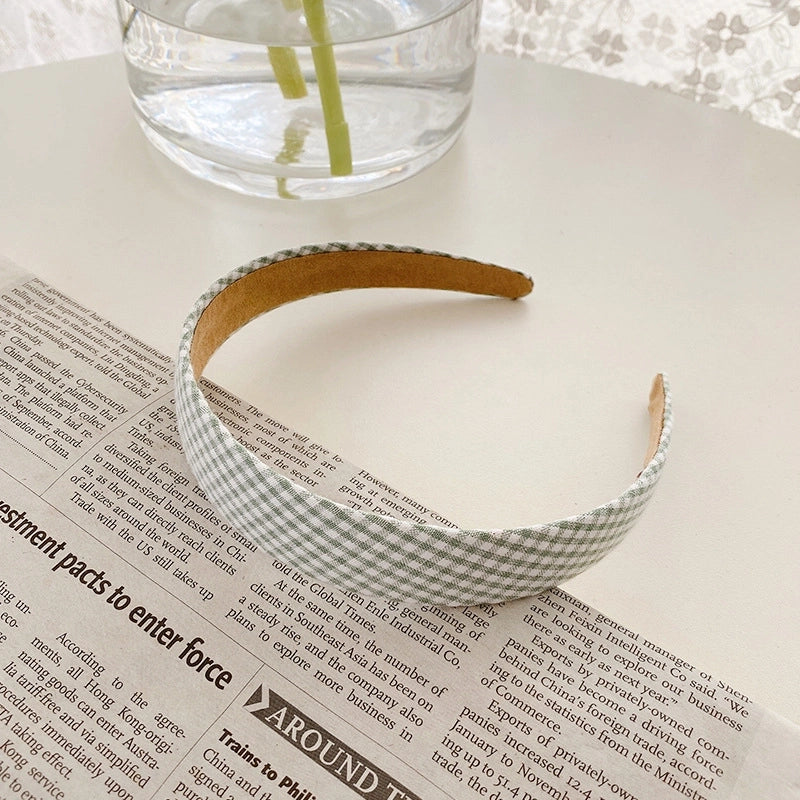 Retro Minimalist Women’s Solid Color Flower Cloth Hair Band