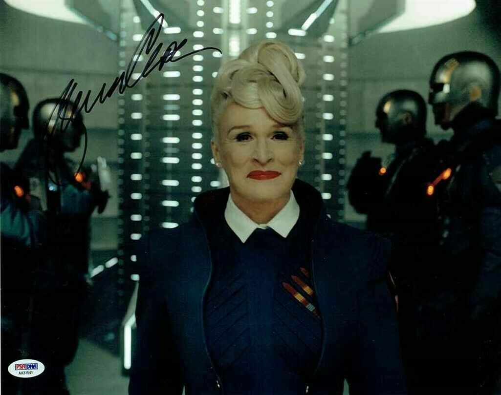 Glenn Close in Guardians of the Galaxy signed 11x14 Photo Poster painting autographed PSA COA