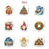 9pcs DIY Double-Sided Rhinestone Acrylic Diamond Art(Christmas gift)