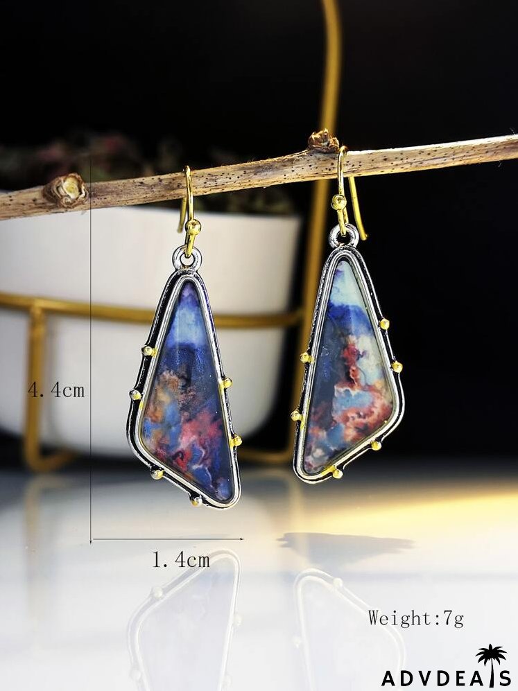Geometric Drop Earrings