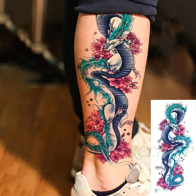 Waterproof Temporary Tattoo Sticker protector of Ancient Egypt Egyptian totem Anubis fake tatto flash tatoo for men women girl