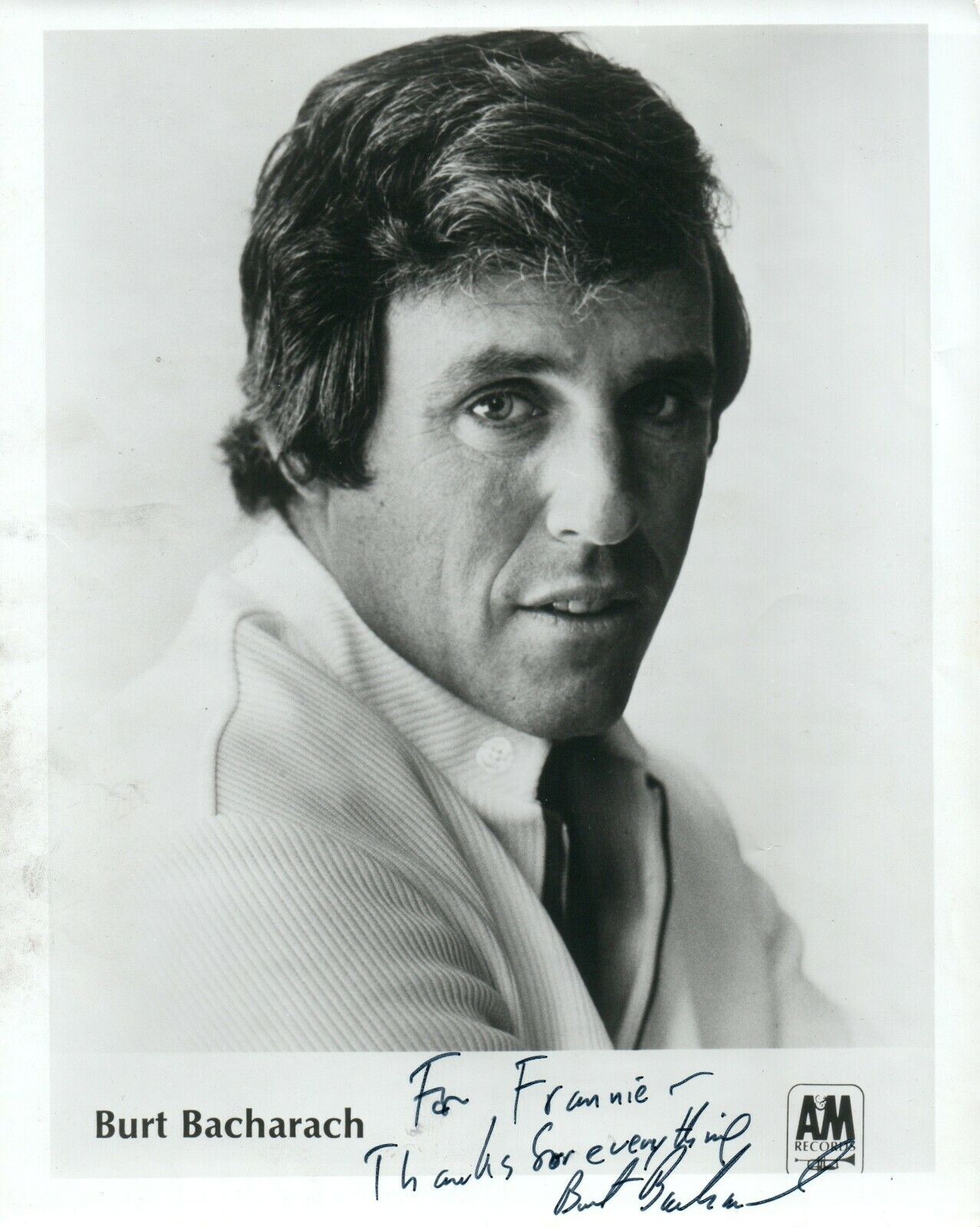 Burt Bacharach Composer Hand Signed Autograph 8x10 Photo Poster painting