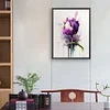 Purple Watercolor Flowers-Paint By Numbers Acrylic Painting 30*40CM(Watercolor)