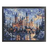 Hogwarts Castle Full Stamped Cross Stitch Kit 14CT 2-Strand Egyptian Cotton 100x80cm tapestrymarket
