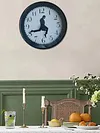 British Comedy Inspired Ministry of Silly Walk Wall Clock Silent Mute Clock