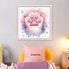 Cat Paw-18CT Stamped Cross Stitch 20*20cm tapestrymarket
