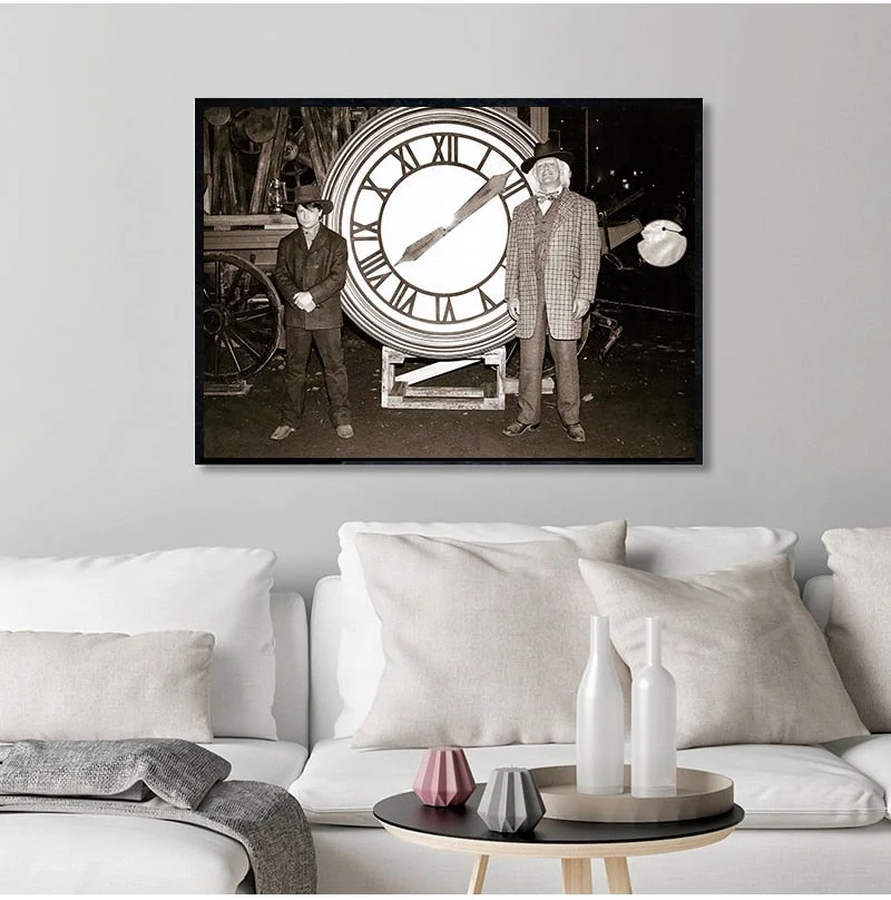 Back to the Future Poster Classic Movie Print Alternative Film Retro Photo Vintage Style Wall Art Canvas Painting Home Decor