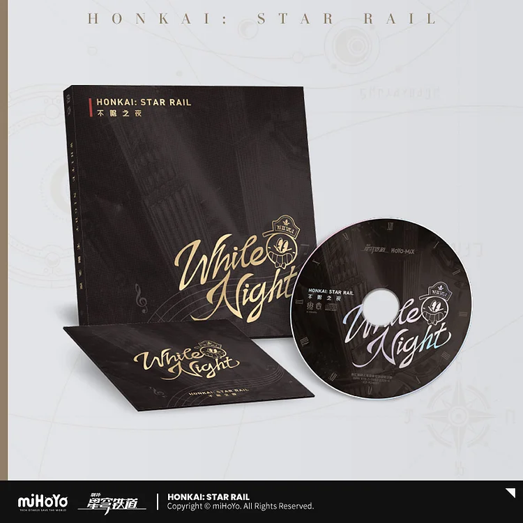 "Sleepless Night" Physical CD Album [Original Honkai Official Merchandise]