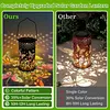 Colorful Butterfly Solar Lanterns Outdoor Waterproof Gift for Moms Women Mother Grandma Hanging Solar Lights for Yard Patio Porch Balcony Garden Decor