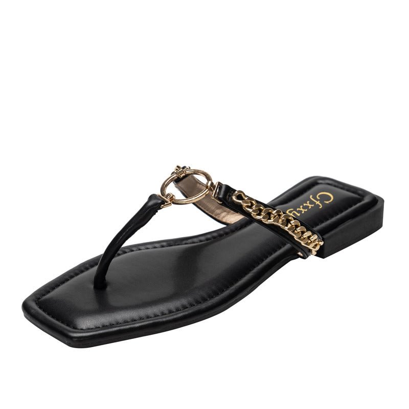 Square Toe Flip-flops