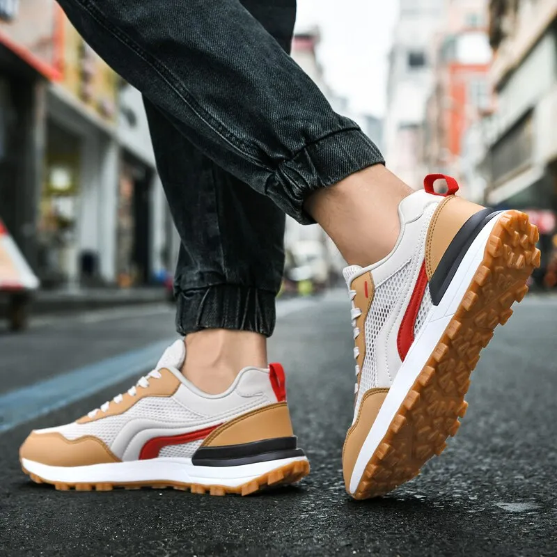 Trendy Golfing Shoes Men Breathable Golfer Grass Sneakers Non-Slip Male Golf Sneakers Lace Up Outdoor Sport Trainers Men