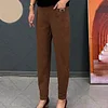 Gioiacombo&trade; Pantaloni Harem da donna con elastico in vita morbido