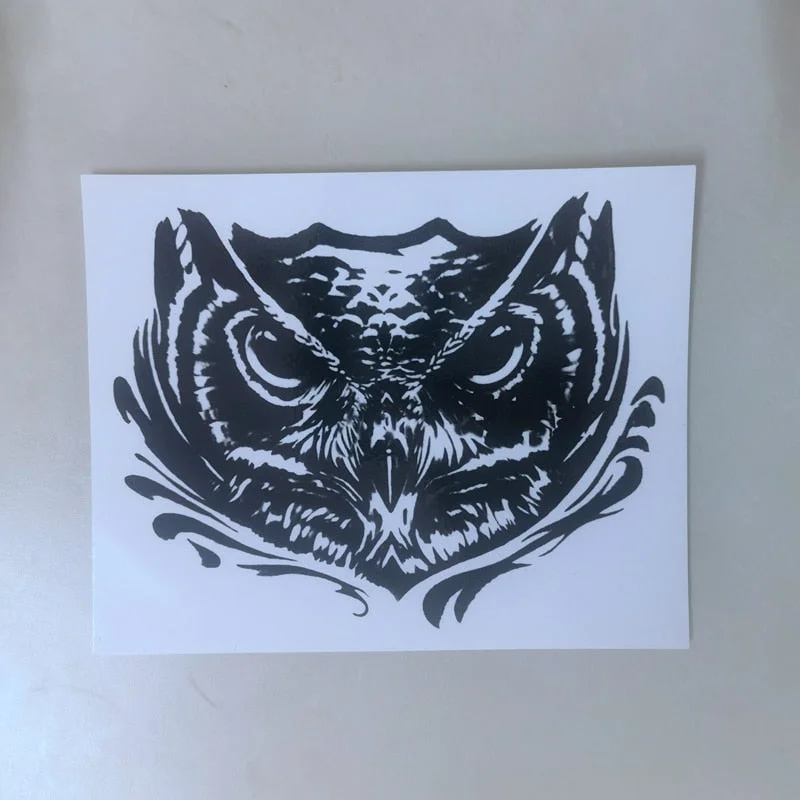 New Skull Neck Tattoo Ephemere Man European and American Dark Tattoo Stickers Personality Cool Skull Waterproof Fake Tattoos Art