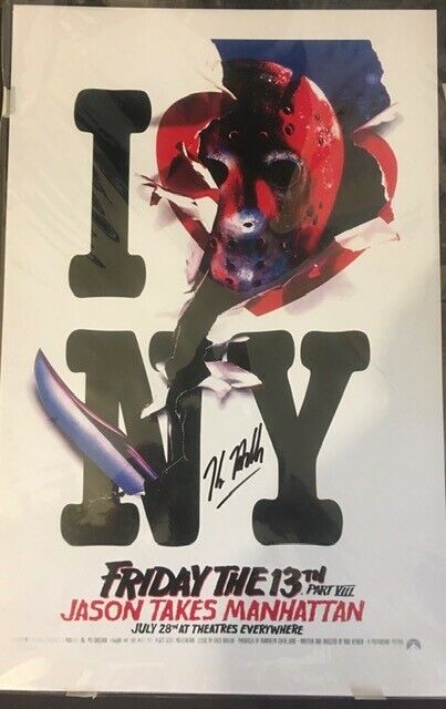 KANE HODDER SIGNED FRIDAY THE 13TH LARGE Photo Poster painting UACC REG 242