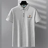 Men's Short-sleeved Business Casual Loose Fashion Embroidered Polo Shirt