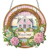 4Pcs Diamond Painting Summer Window Pendants Suncatcher Hanging Kits for Home Porch Farmhouse