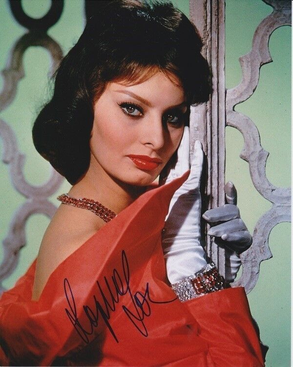 SOPHIA LOREN signed autographed Photo Poster painting