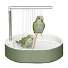 Automatic Parrot Bathtub with Circulating Shower System Parrot Bath Shower for African Grey Cockatiel Conure Budgie Lovebird