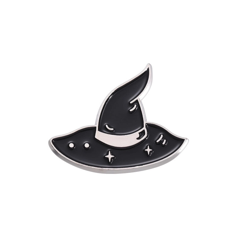 Cartoon Style Retro Cowboy Style Wizard’s Hat Devil’s Eye Alloy Stamping Stoving Varnish Plating Unisex Brooches