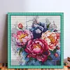 Peony-11CT Stamped Cross Stitch 56*56cm/22.05*22.05in tapestrymarket