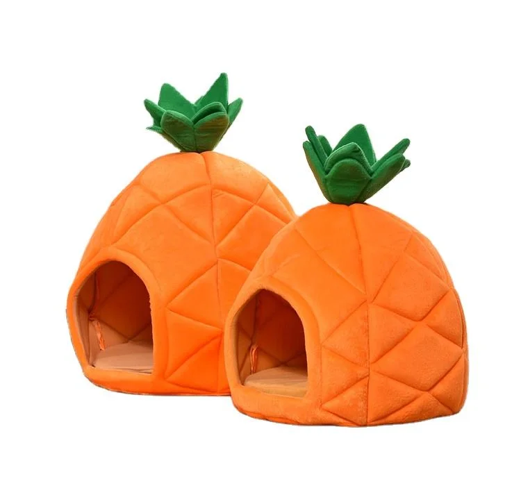 Pineapple Shaped Pet Bed - JemaPet