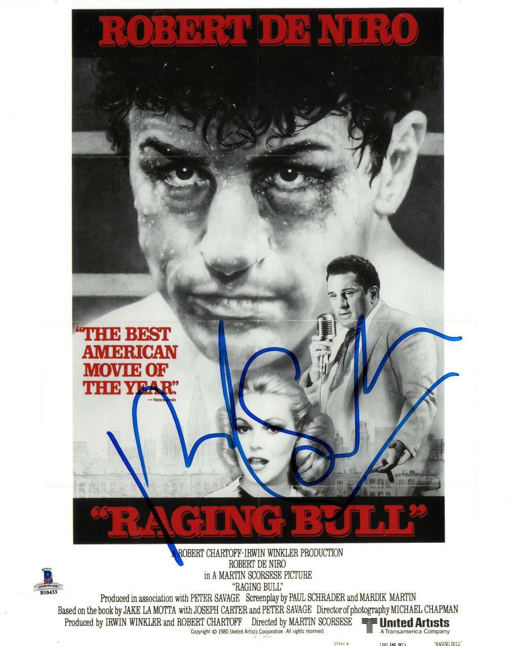 Paul Schrader Signed Raging Bull Authentic Autographed 8x10 Photo Poster painting BECKETT#B10433